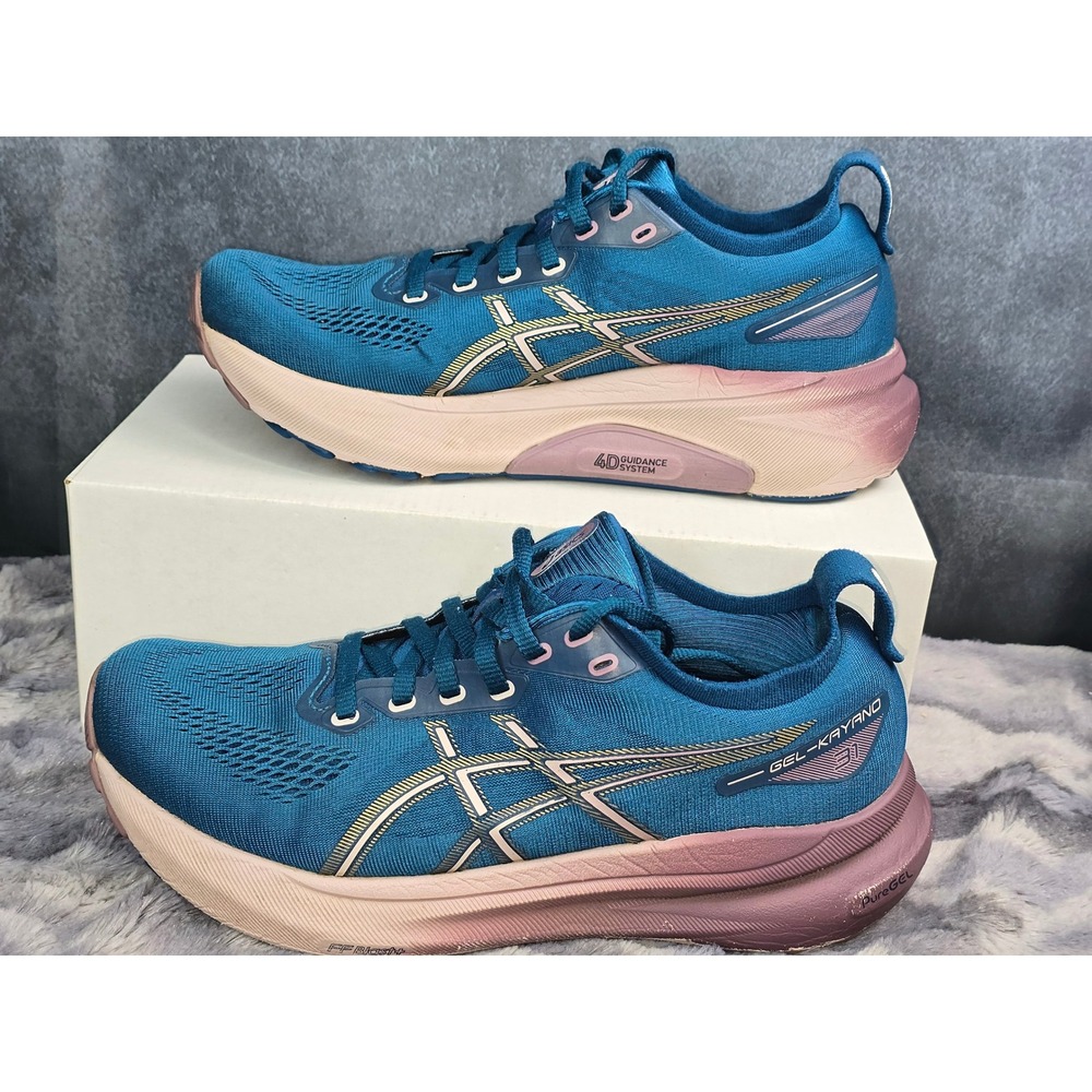 ASICS GEL-KAYANO 30 Teal Mauve Running Sneakers Women 8.5‎